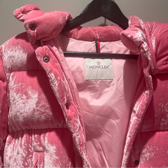 🎁 PERFECT HOLIDAY GIFTS🎁 MONCLER KIDS
Caille Girls Velvet Puffer Coat 👧🏻💗 - Picture 2 of 9